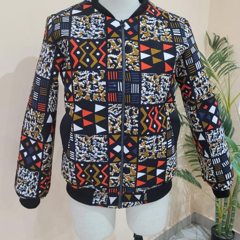 Ankara Bomber Jacket