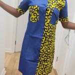 Ankara Denim dress