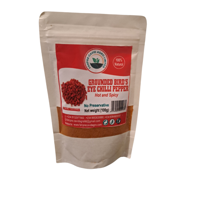 Chilli Pepper Red Hot Ground Bird's Eye 100g - made by FAHPRE-CAVID