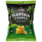 Olu Olu Plantain Chips Green single and carton box