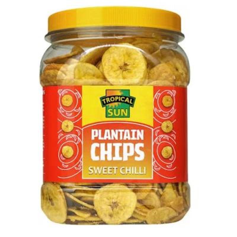 Tropical Sun Plantain Chips Sweet Chilli 450g